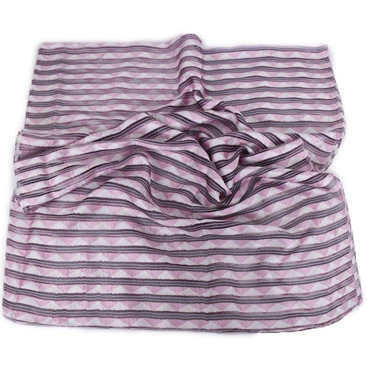 Ladylike Stripe Print Stripe Scarf