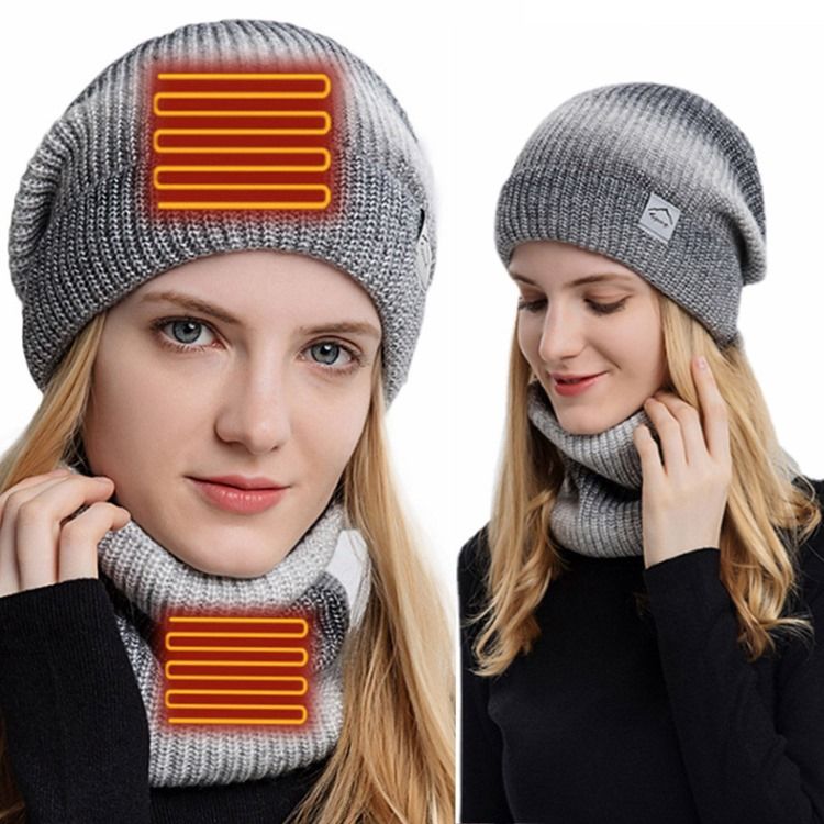 Loop Woolen Garn Gradient Scarves