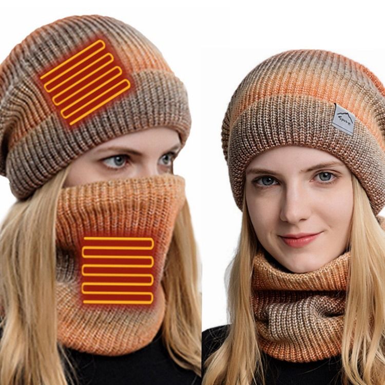 Loop Woolen Garn Gradient Scarves