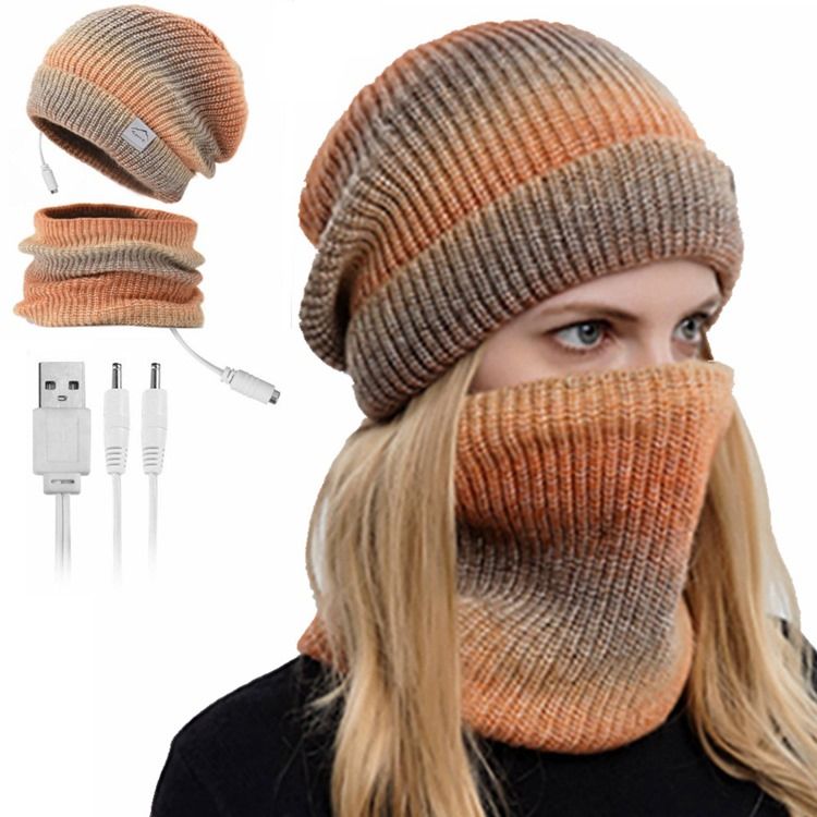 Loop Woolen Garn Gradient Scarves
