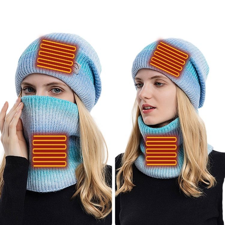 Loop Woolen Garn Gradient Scarves