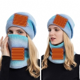 Loop Woolen Garn Gradient Scarves