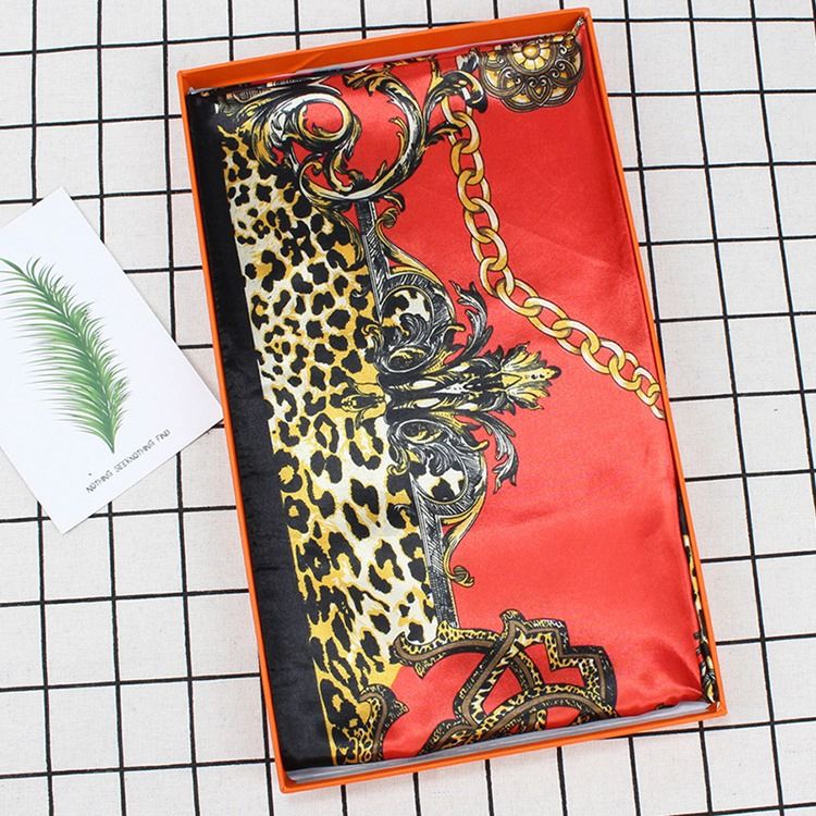 Mode Leopard Kvinnliga Halsdukar