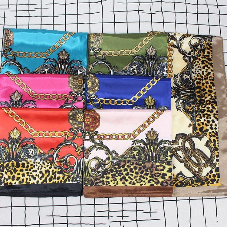 Mode Leopard Kvinnliga Halsdukar