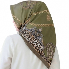 Mode Leopard Kvinnliga Halsdukar