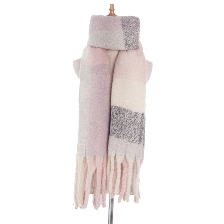 Patchwork Casual Pläd Eleganta Sjalar För Kvinnor