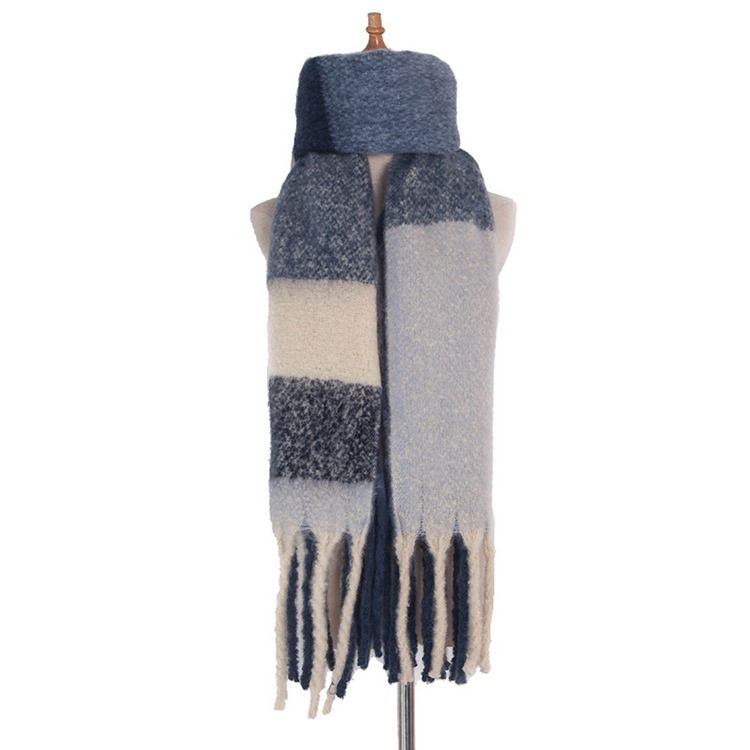 Patchwork Casual Pläd Eleganta Sjalar För Kvinnor