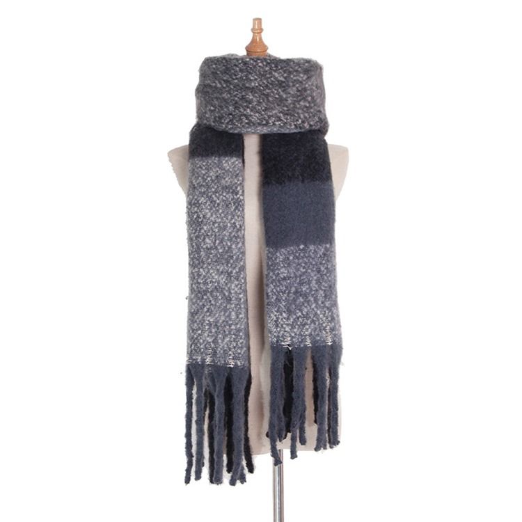 Patchwork Casual Pläd Eleganta Sjalar För Kvinnor