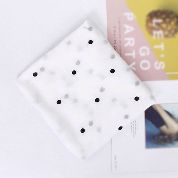 Polka Dots Scarf I Bomull