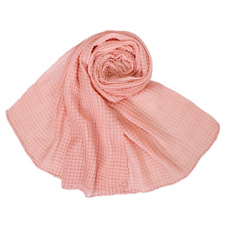 Ren Färg Mode Vanlig Scarf