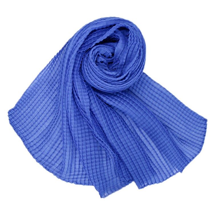 Ren Färg Mode Vanlig Scarf