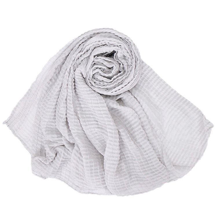 Ren Färg Mode Vanlig Scarf