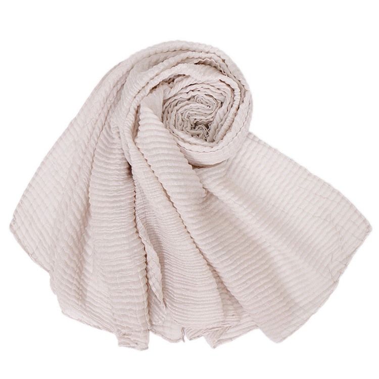 Ren Färg Mode Vanlig Scarf