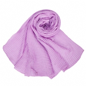 Ren Färg Mode Vanlig Scarf