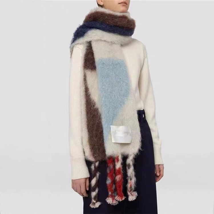 Scarf Euroamerica Geometric Pattern Scarves