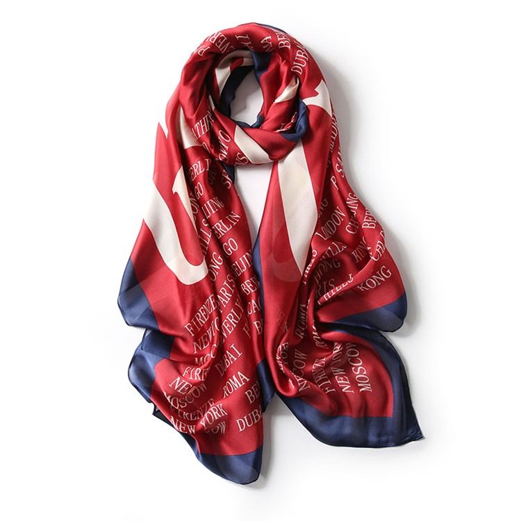 Scarf Polyester Letter Scarf