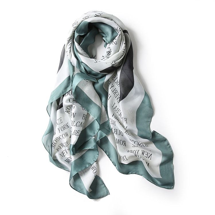 Scarf Polyester Letter Scarf
