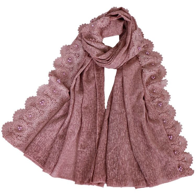 Scarf Vanlig Sjal I Bomull