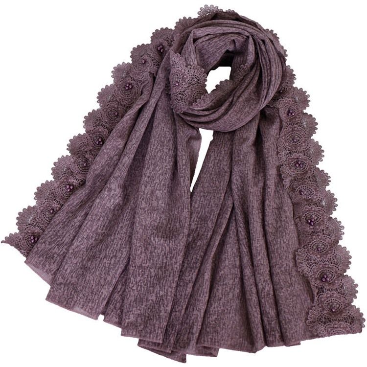 Scarf Vanlig Sjal I Bomull