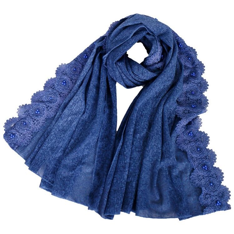Scarf Vanlig Sjal I Bomull
