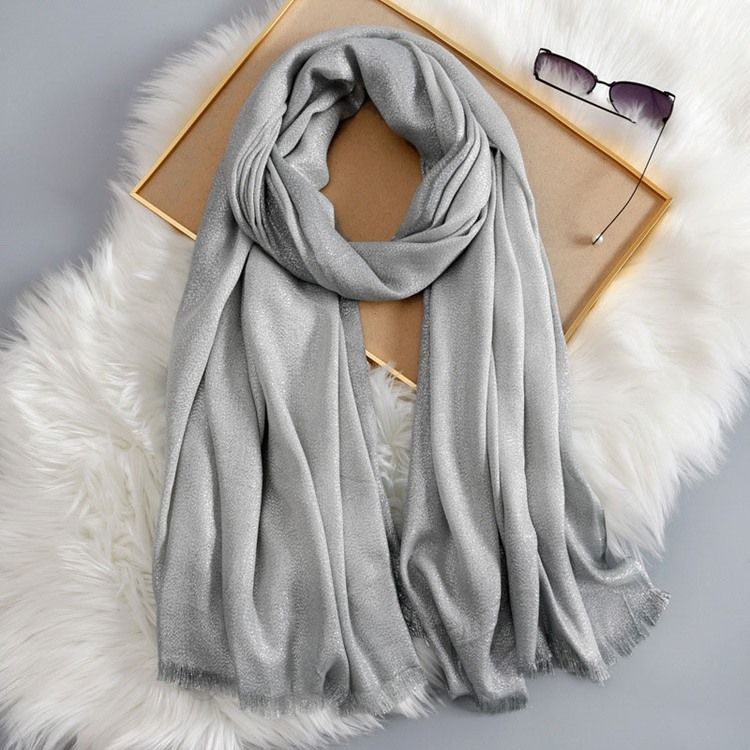 Sjal Rough Selvedge Gradient Scarf