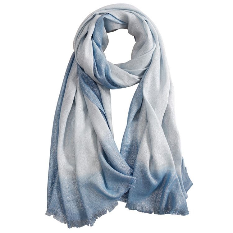 Sjal Rough Selvedge Gradient Scarf