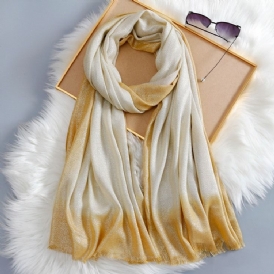 Sjal Rough Selvedge Gradient Scarf