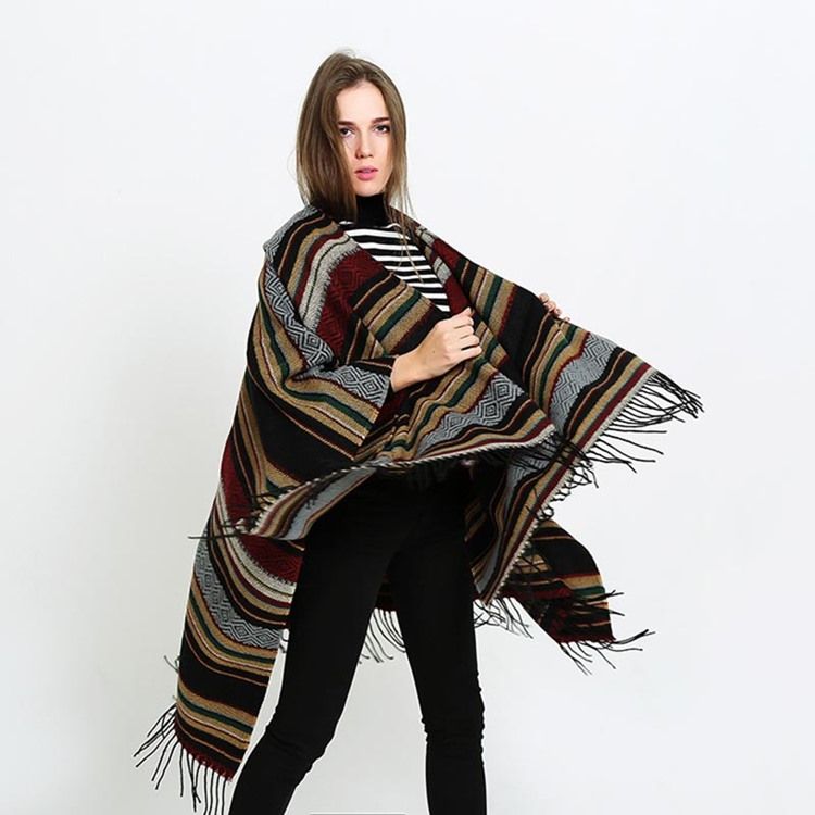 Sjal Tofs Stripe Scarves