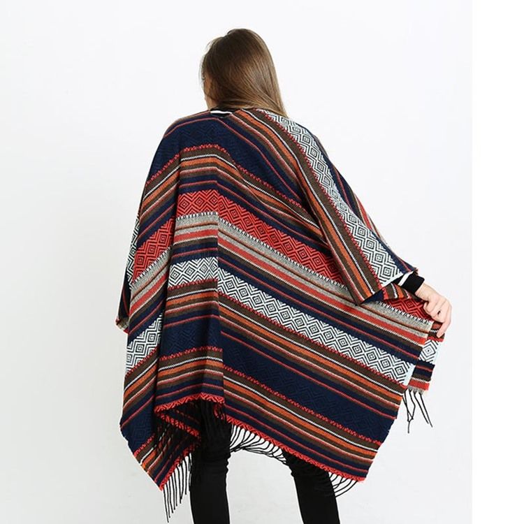 Sjal Tofs Stripe Scarves