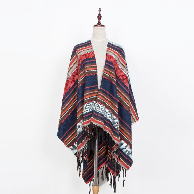 Sjal Tofs Stripe Scarves