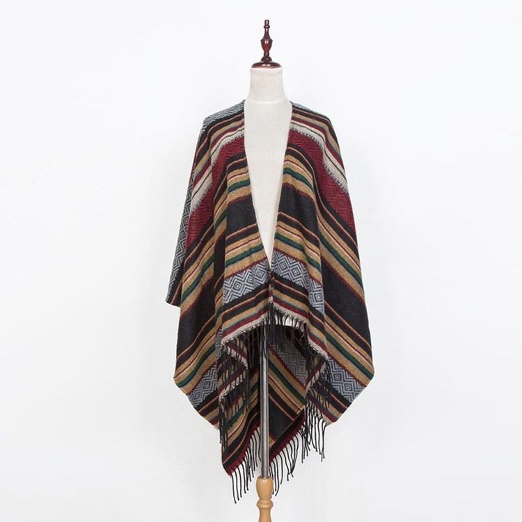 Sjal Tofs Stripe Scarves