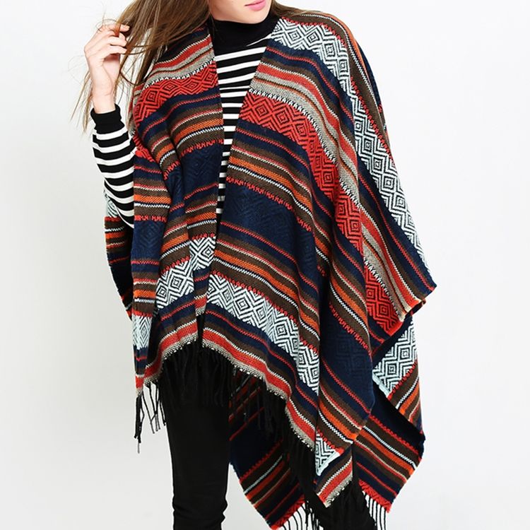 Sjal Tofs Stripe Scarves