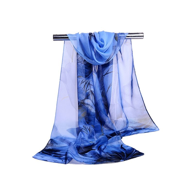 Sommartryck Chiffongscarf