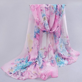 Sun Block Light Long Chiffong Scarf
