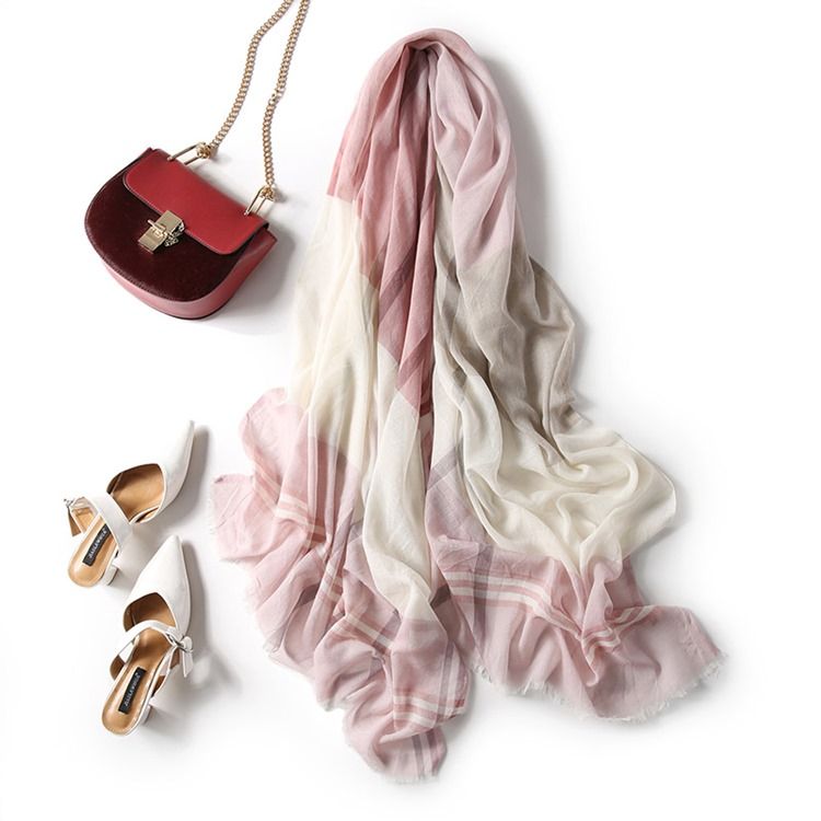 Topp Mjuk Silk Gaze Scarf