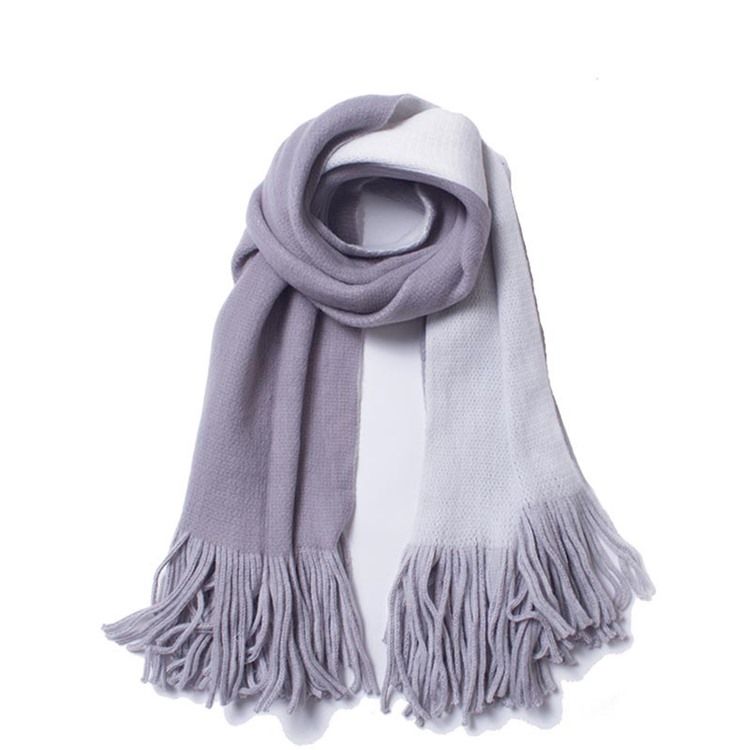 Vändbara Casual Color Block Scarves