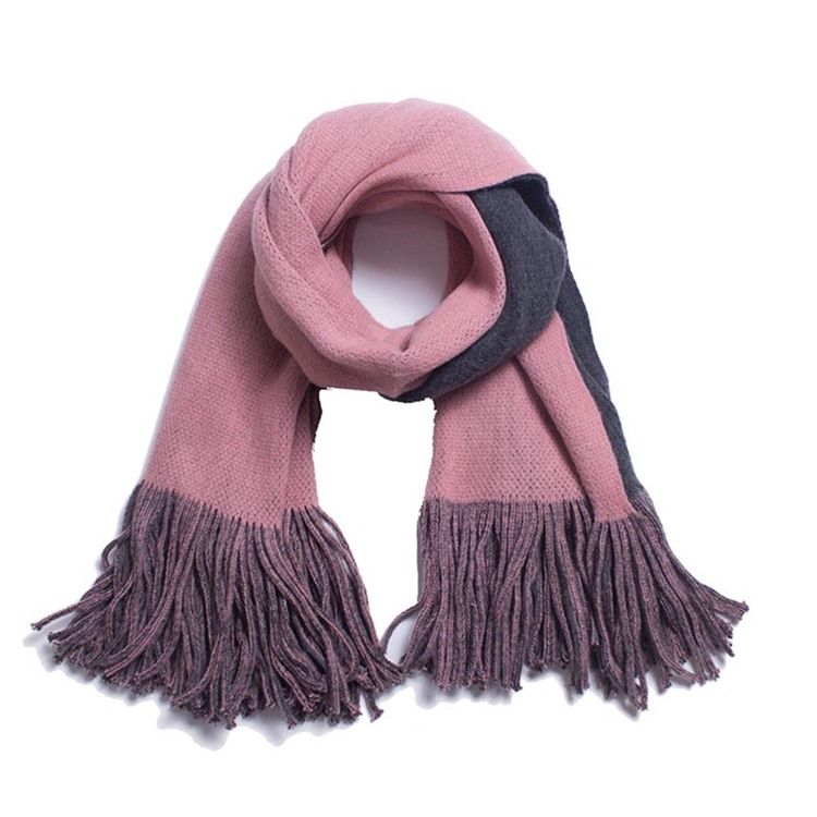 Vändbara Casual Color Block Scarves