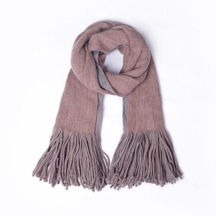 Vändbara Casual Color Block Scarves