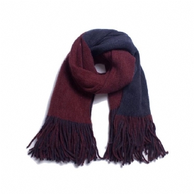 Vändbara Casual Color Block Scarves