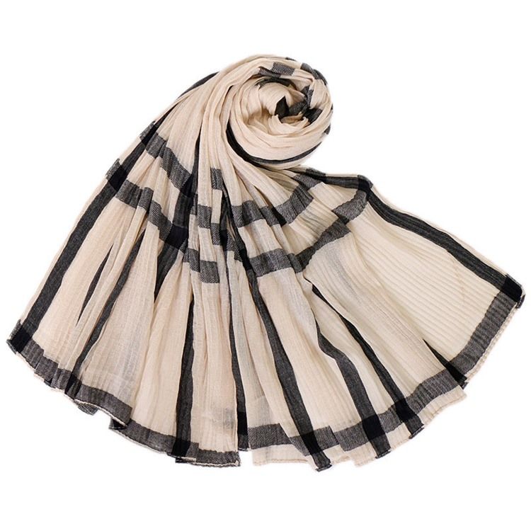 Voile Print Plädade Halsdukar