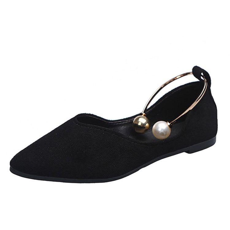 Beads Slip-On Block Heel Leopard Tunna Skor