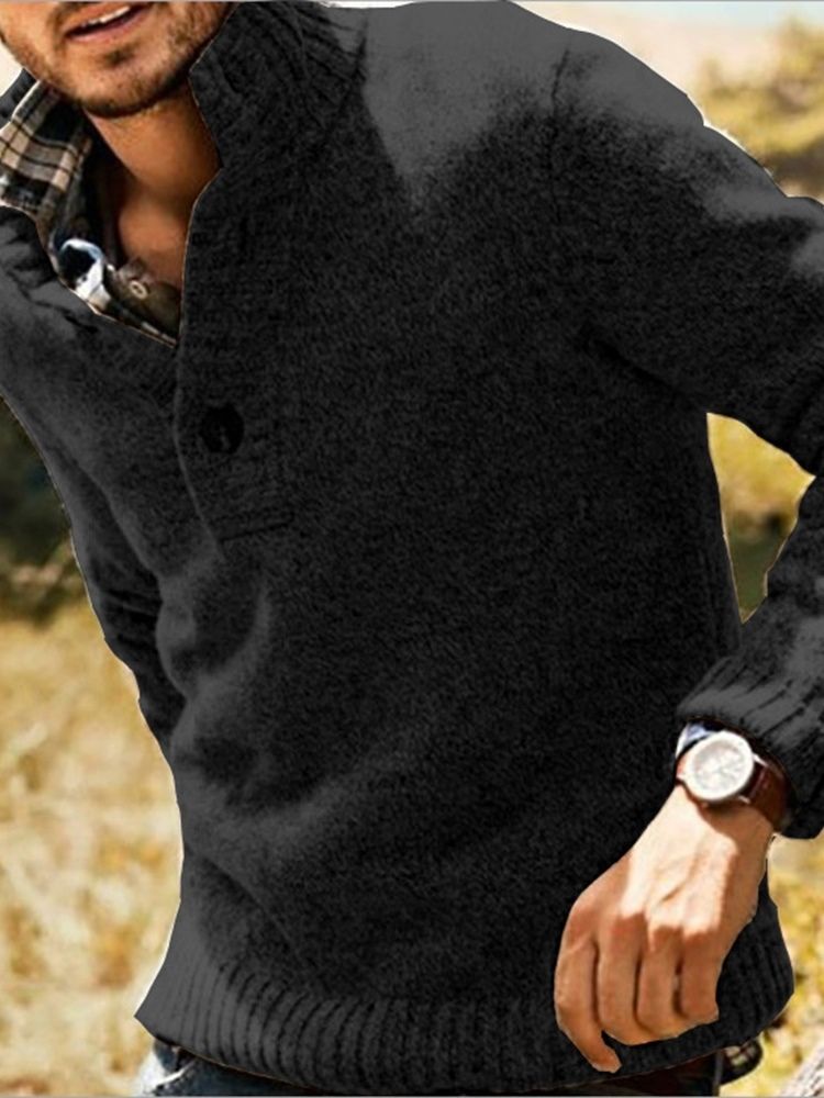 Dubbellager Standard Rutig Höst Slim Sweater