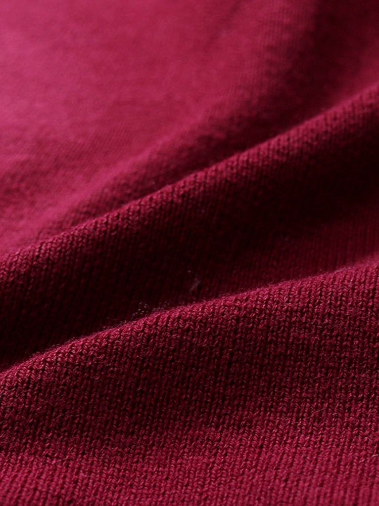 Rundhals Standard Color Block Winter Slim Sweater