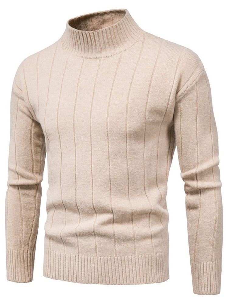 Ståkrage Standard Casual Tröja För Höst
