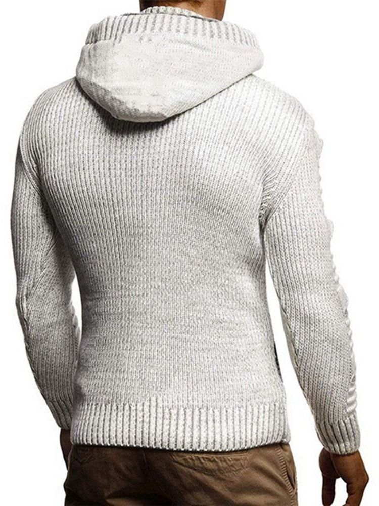 Standard Hooded Pocket Enkelknäppt Vintertröja