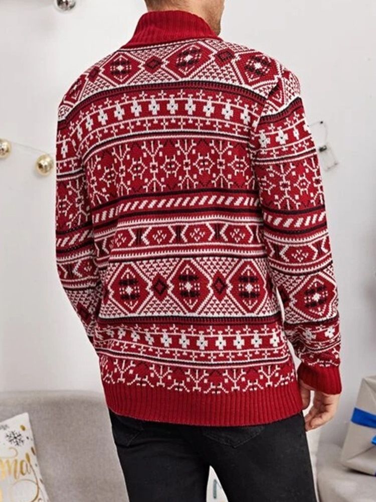 Standard Lapel Winter European Sweater