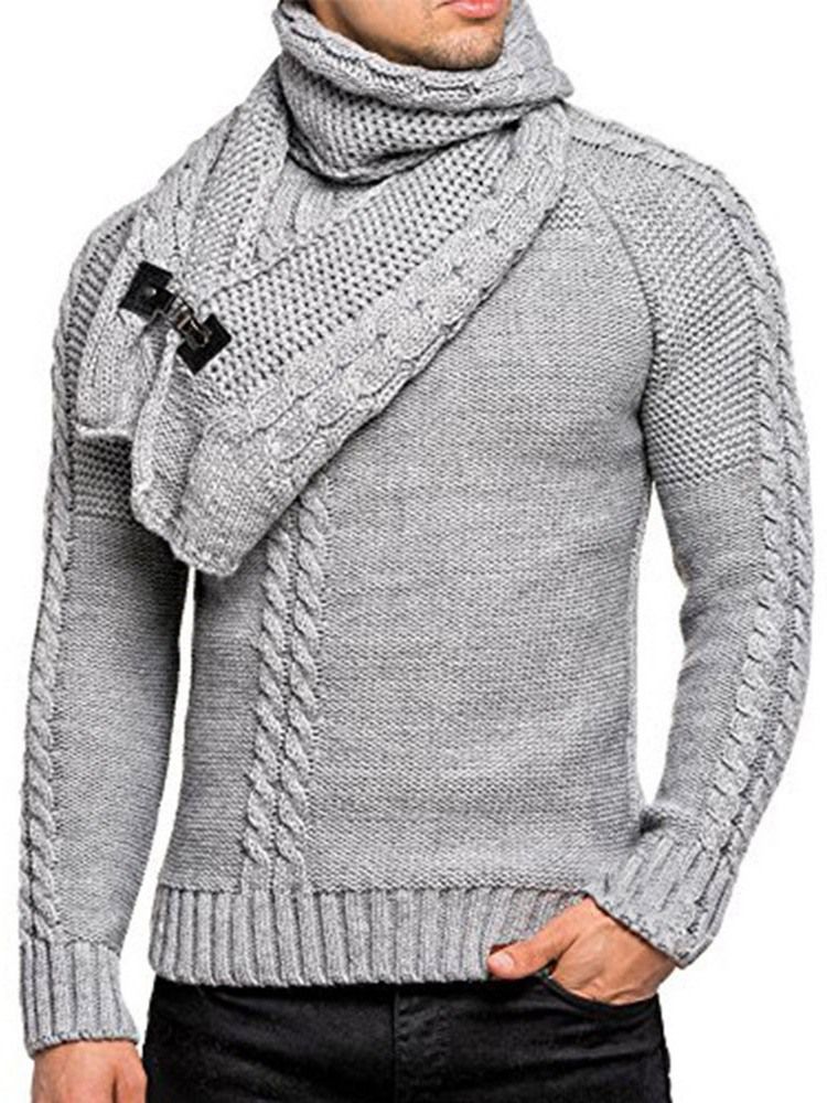 Standard Plain Slim England-Tröja För Män