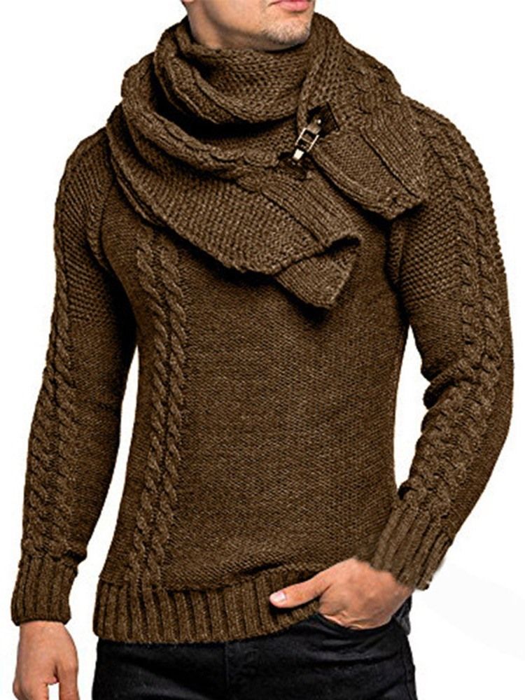 Standard Plain Slim England-Tröja För Män