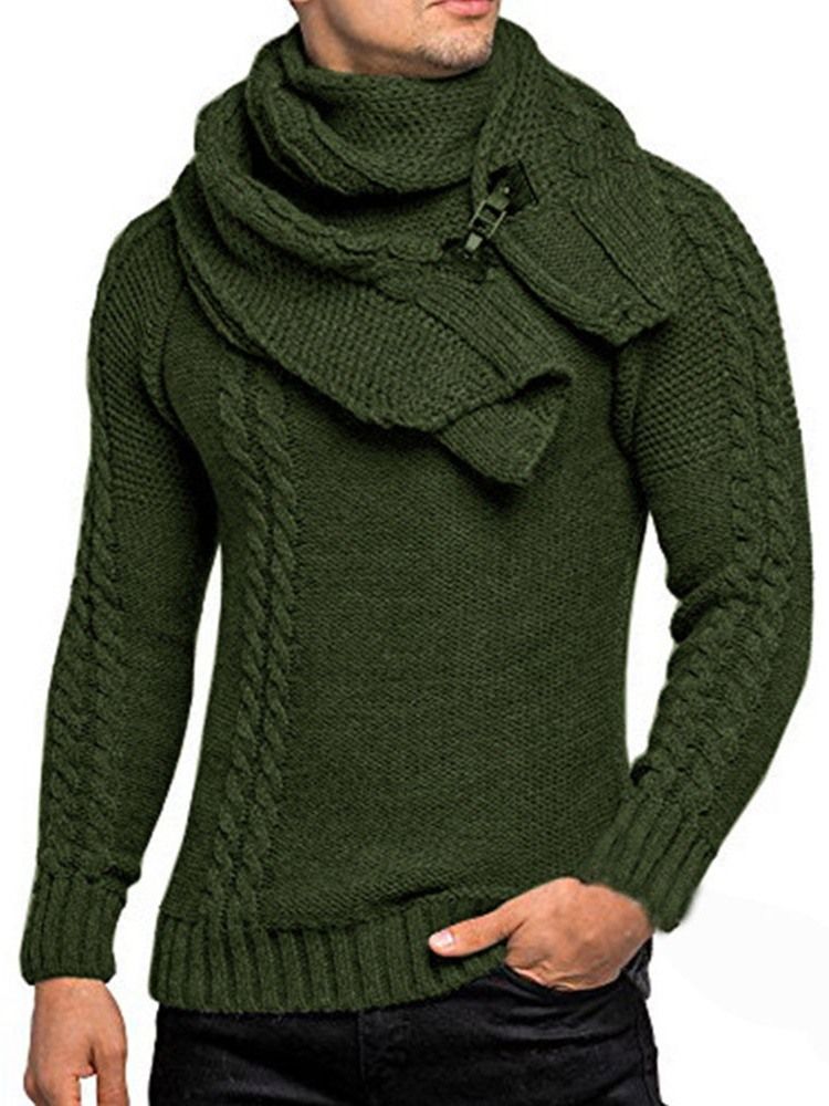Standard Plain Slim England-Tröja För Män