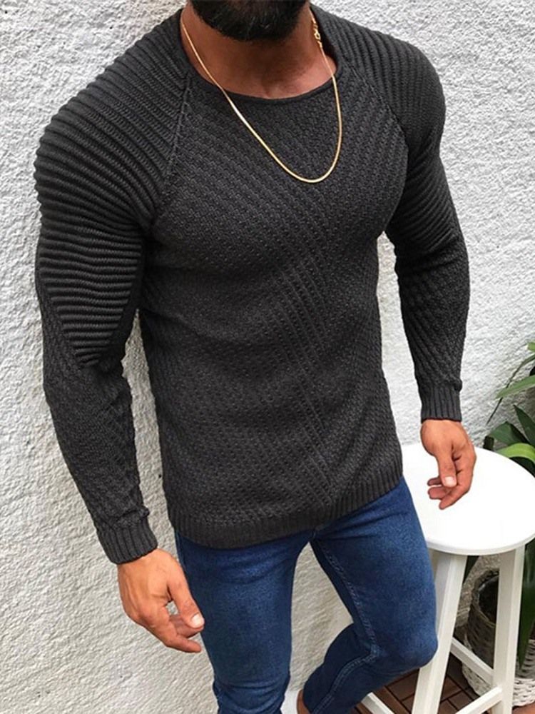 Vanlig Rundhalsad Standard Casual Vintertröja